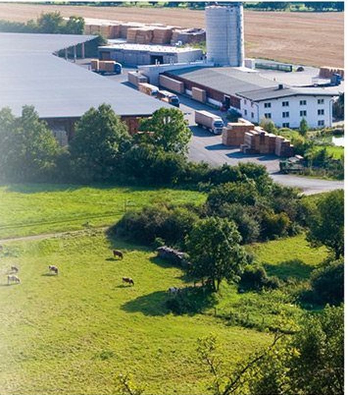 Luftbild des Werks der Falkenhahn AG in Geisa OT Bremen