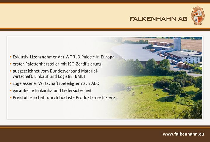 Falkenhahn AG – Das Unternehmen