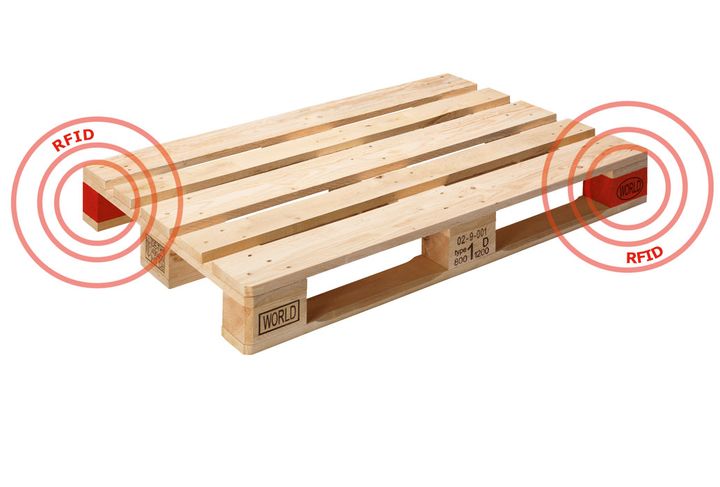 RFID Holz Palette 2013