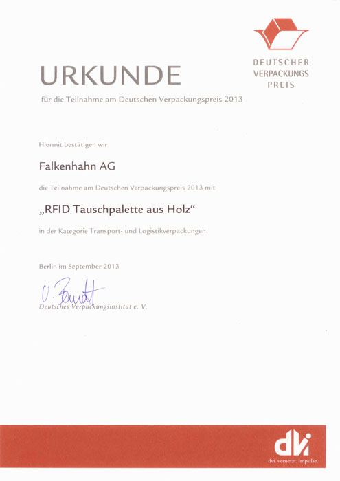 Deutscher Verpackungspreis 2013