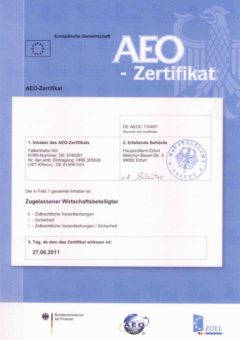 AEO – Zugelassener Wirtschaftsbeteiligter