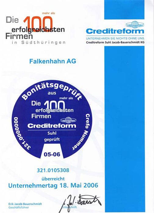 Die 100 erfolgreichsten Firmen Südthüringens