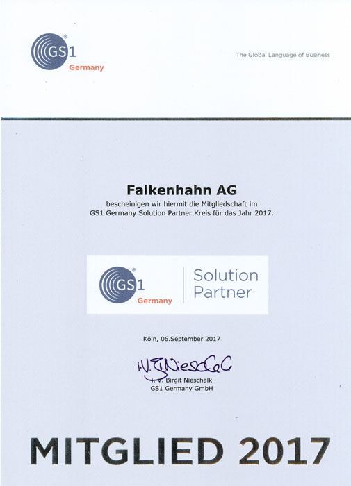 GS1 Germany Solution Partner
